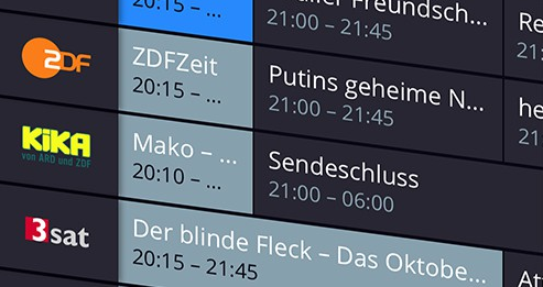 Unsere IPTV EPG 3